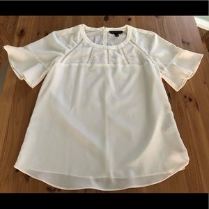 BR factory white blouse